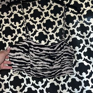 zebra tank top